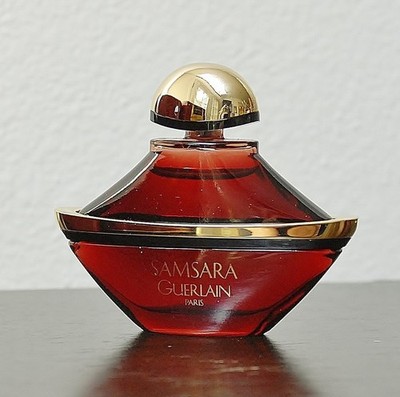 Vtg 1990 * SAMSARA by GUERLAIN splash PURE PARFUM 1/2 oz 15 ml