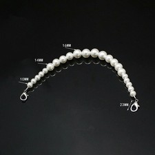 1 Pair Faux Pearl Bead Shoulder Handbag Replacement Handle Bag Strap