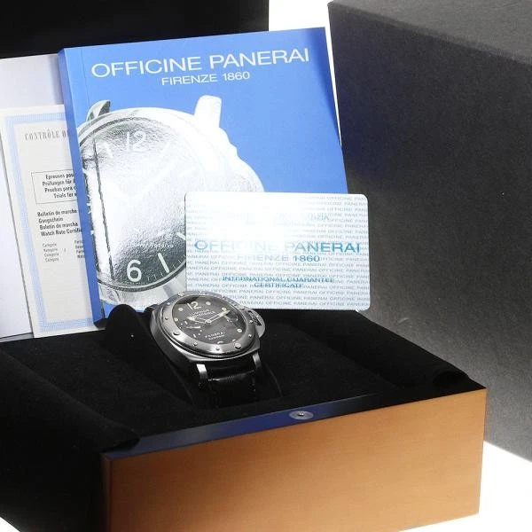 Panerai — Officine Panerai Luminor Submersible PAM00106 43mm Ti Gray Dial Watch #C2527