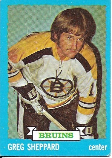 1973-74 Topps - #8 Gregg Sheppard - Boston Bruins