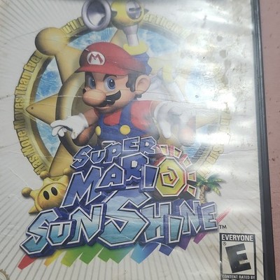 Nintendo Super Mario Sunshine (GameCube) 2002 E Multiplayer Fantasy In Case