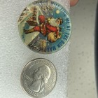 Antique c. 1900 Cello Pinback Button SANTA CLAUSE Christmas BON MARCHE Seattle — photo 9