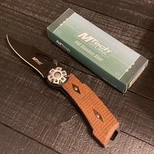 MTech  MT-540 LinerLock NIB Black Stainless Steel Blade - K113