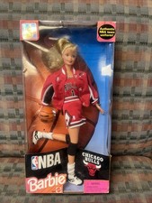 Vintage 1998 Mattel Chicago Bulls NBA Barbie Doll