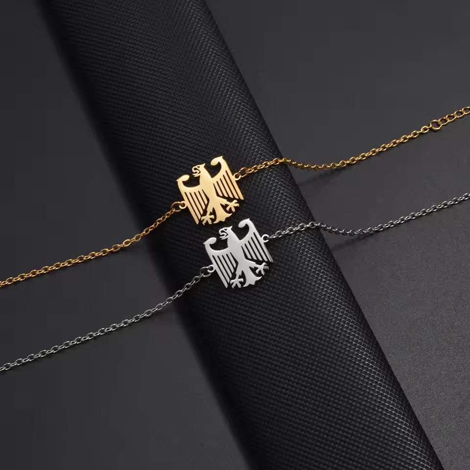 Armband Kette Deutschland Bundesadler Adler Farbe Gold/Silber - Bild 2 von 2