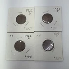 Lot of 4 Lincoln Wheat Cent Penny 1922-D 1933-S 1926-D 1918-S #4