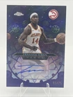 2025-26 Topps Chrome - Chromographs Terance Mann Purple Refractor /75 Autograph