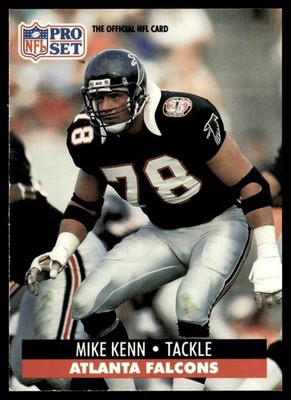1991 Pro Set Mike Kenn Atlanta Falcons #437