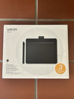 Wacom Intuos CTL-4100 Graphics Tablet Smart Drawing Pad with Pen, Black