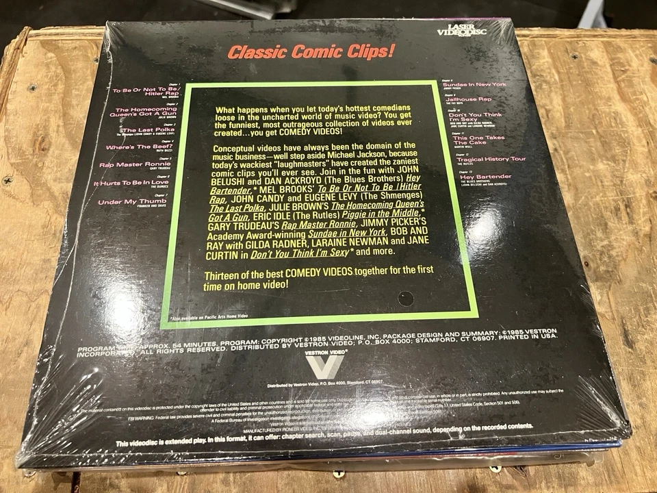 They're Weird They're Wild They're Comedy Videos Laserdisc Mel Brooks B20 1985 Foto 2 de 2