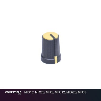 Soundcraft Yellow Pan Knob for MFX12, MFX20, MFX8, MFXi12, MFXi20, MFXi8
