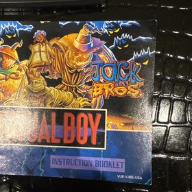 Authentic Jack Bros Original Game for Virtual Boy with instruction Booklet