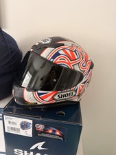 Shoei NXR Size Medium Signed by Shakey Bryne British Superbike Champion Helmet