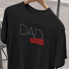  26 Personalised Dad Shirt, Gift for New Dads, Custom Fathers Day Gift, Annivers