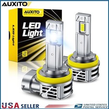 AUXITO H11 H8 LED Headlight Conversion Kit 6500K White 48000LM Hi/Low Beam