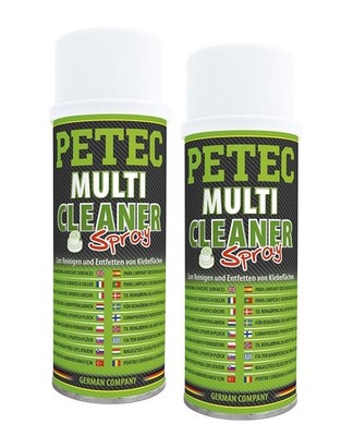 2x PETEC Multicleaner Spray 200ml Reinigen und Entfetten von Klebeflächen 82200