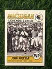2026 Valiant Michigan Wolverines Football John Kolesar Legends Series