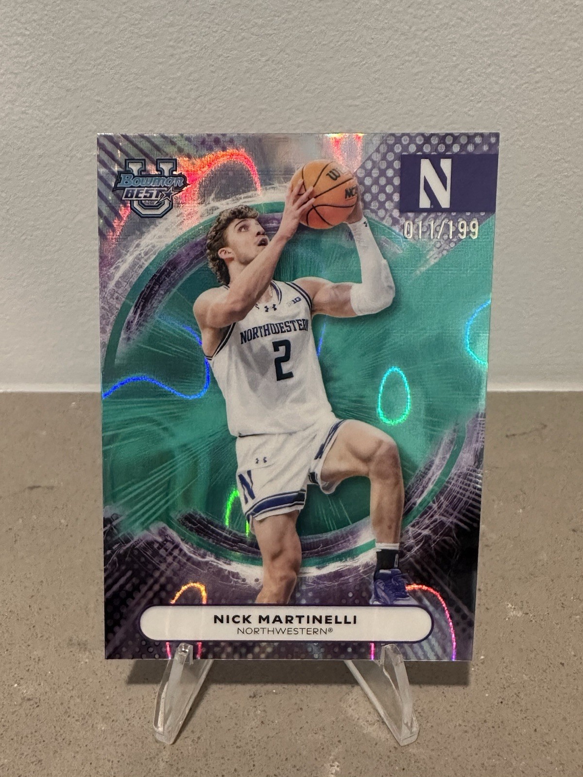 2025-26 Bowman U Best Nick Martinelli #70 11/199