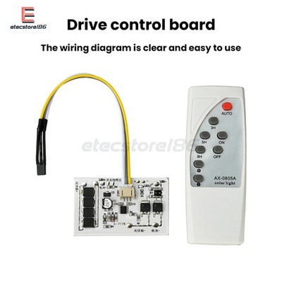 Solar Street Light Controller Circuit Board 3.2V 3.7V 6.4V7.4V Stepless Dimming