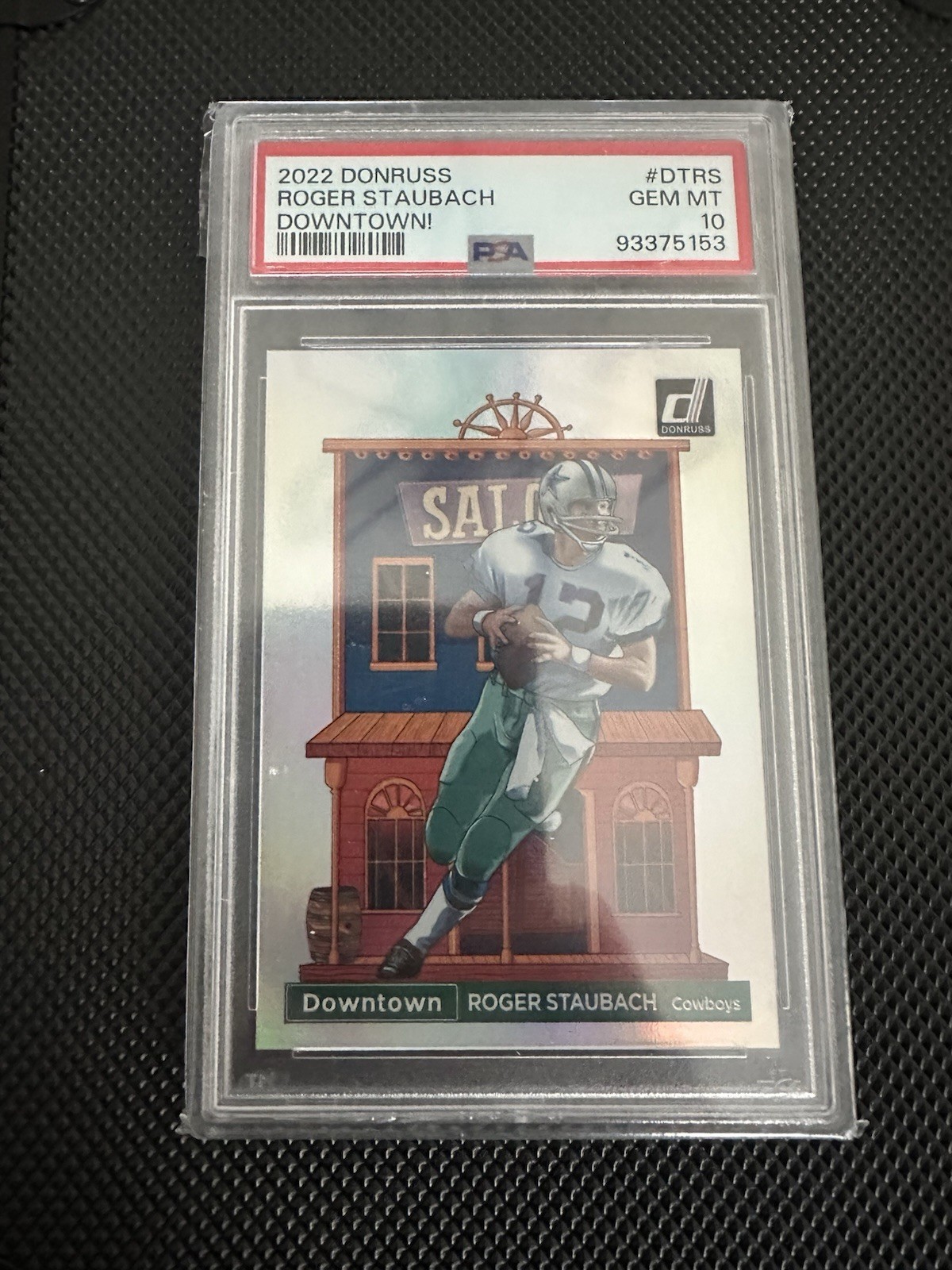 2022 Panini Donruss Optic Downtown Roger Staubach #DT-RS PSA 10 Gem Mint