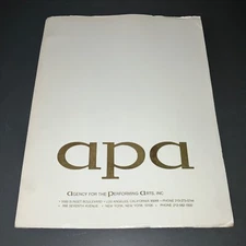 BASIC INSTINCT Undated Joe Eszterhas APA Agency Distribution Draft - A CLASSIC!