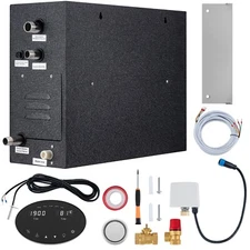 12KW Steam Generator Sauna Bath Home Spa Shower w/Controller Self Draining