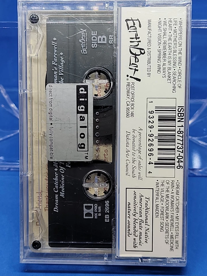 NIP SEALED NEW Dream Catcher Tokeya Inajin Kevin Locke Earth Beat label cassette - Image 2 of 3