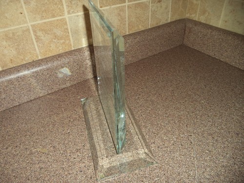 Balmoral Park, Illinois 2011 Harness Racing Glass Trophy "SLEAZY DOES IT" - 第 8/11 張圖片