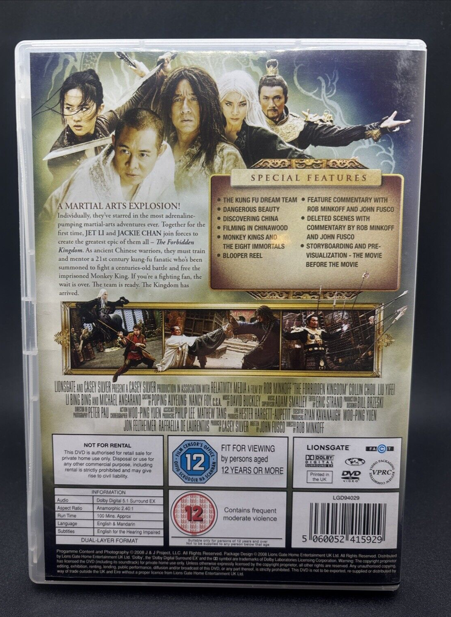 silent　-ディレクターズカット版-　DVD-BOX DVD The Forbidden Kingdom DVD 2008 Jackie Chan Jet Li Martial