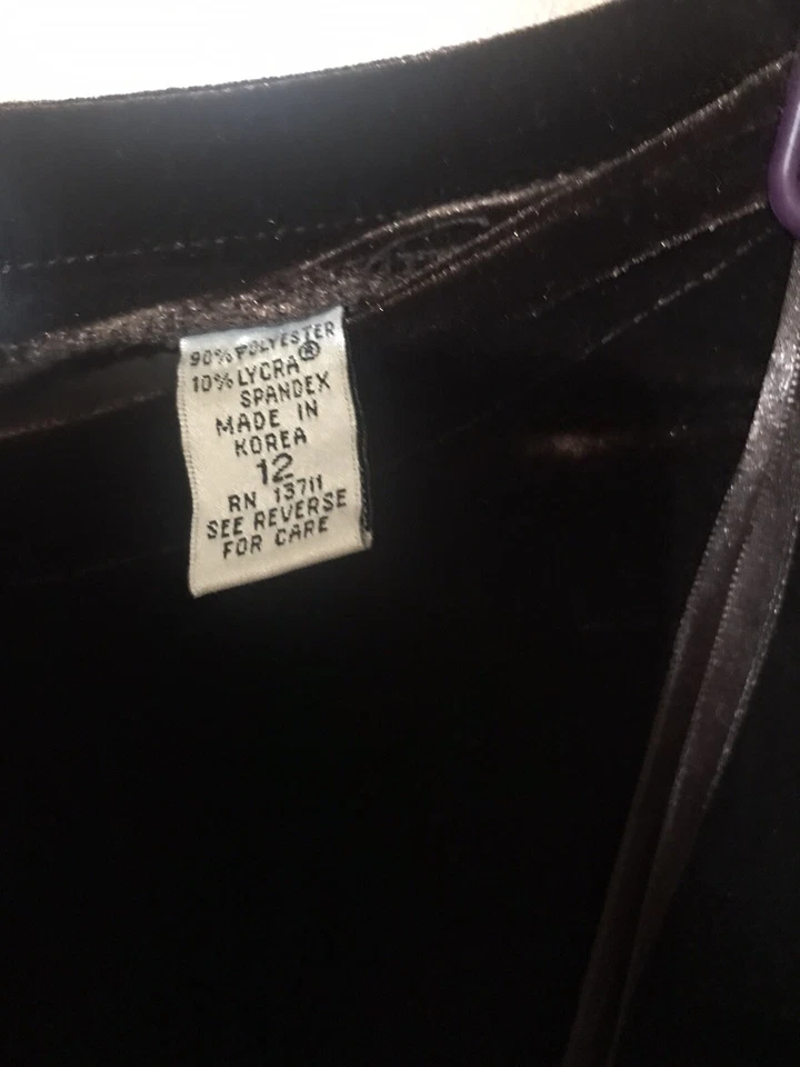 Vestido Amanda Smith Mujer 2 Piezas Top Marrón Con Falda Larga ¡Talla 12! Foto 3 de 4