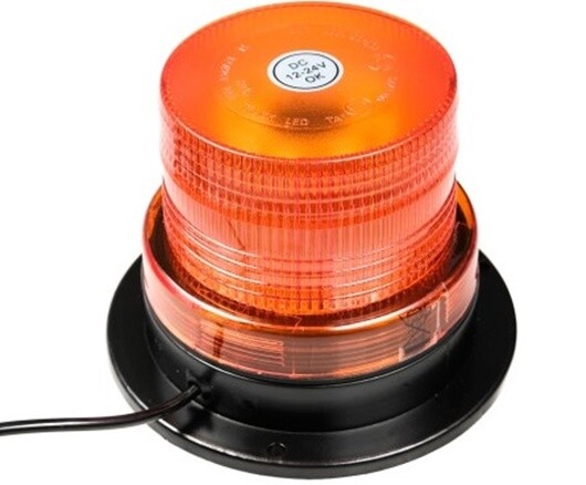 AUTOXBERT LED Rundumleuchte Orange - 12V/24V Mit Magnet - 3 Blinkmodi Für Auto & Anhänger