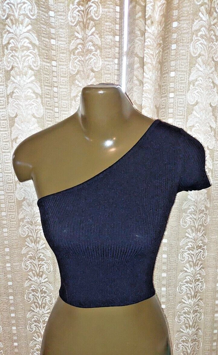 One shoulder store top bershka