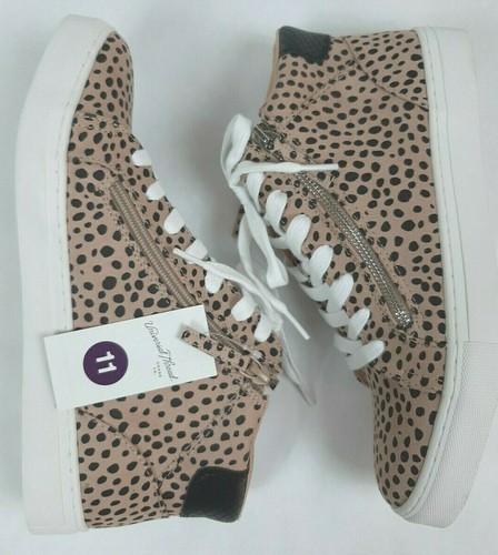 Sneakers Brown Polka Dot Shoes Size 