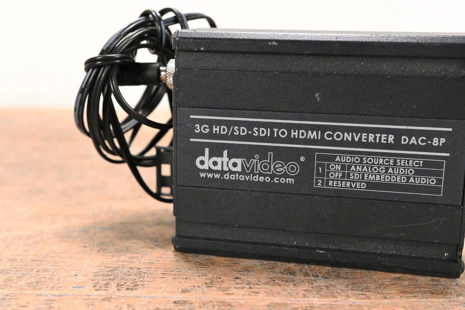 Convertidor Datavideo DAC-8P HD-SDI a HDMI CG01H0G Foto 3 de 4