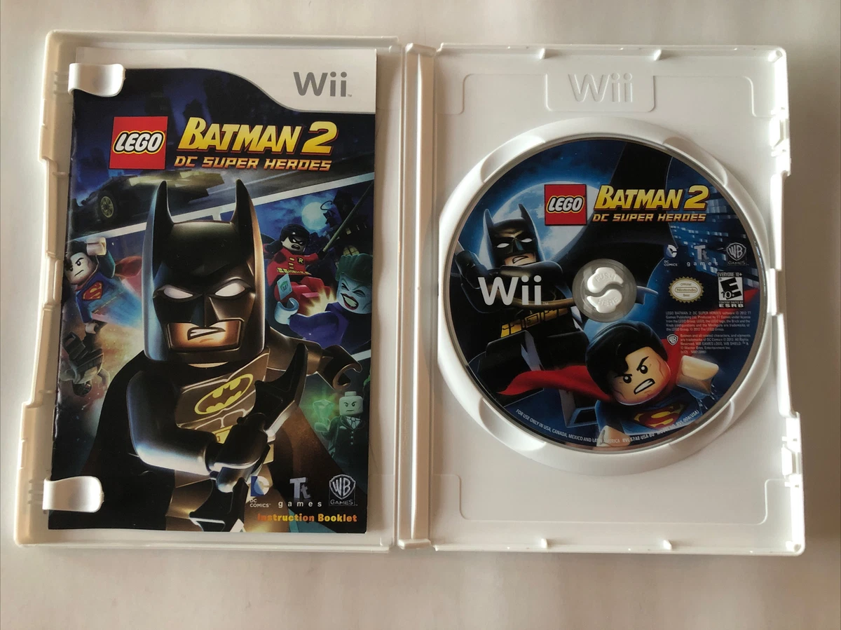 LEGO BATMAN 2 THE VIDEO GAME DC SUPER HEROES Nintendo Wii CIB