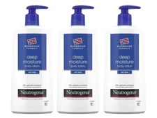 Neutrogena Deep Moisture Body Lotion for Dry Skin, Norwegian Formula, 24 Hour...