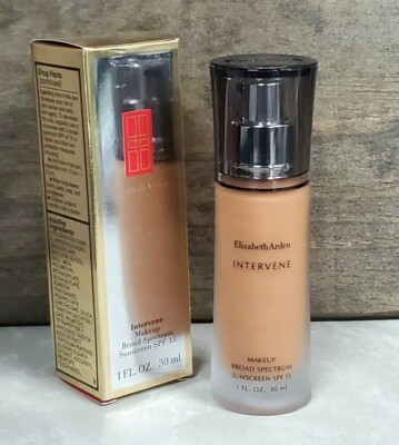 Elizabeth Arden Intervene Makeup Foundation ~ SOFT TOFFEE ~ 1 oz 30 ml nib (#J4)