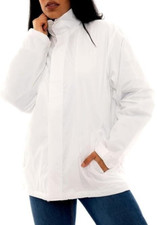 Windproof Hooded Waterproof Coat Unisex Fleece Lined Rain Jacket ( Size L )