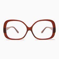 Large Square Maroon Reading Glasses 2.50 diopter- Jane