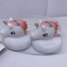   Two 2 Unicorn Rubber Ducks. New