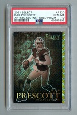 DAK PRESCOTT - SELECTAS SELECCIONES ARTÍSTICAS 2021 ORO PRIZM S# 06/10 PSA GEMA MT 10