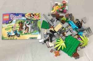 lego friends first aid jungle bike