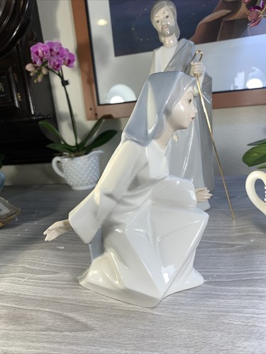 RARE Tengra JESUS +MOTHER MARY Hand Made RELIGIOUS Figurine Valencia Spain - Picture 10 of 12