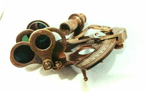 Working Nautical Sextant Instrument 3" Full Brass Gift - Picture 6 of 8