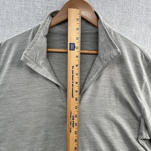 Vuori Ease Performance Pullover Mens XL Gray Long Sleeve Athletic Pocket Adult* - Picture 8 of 14