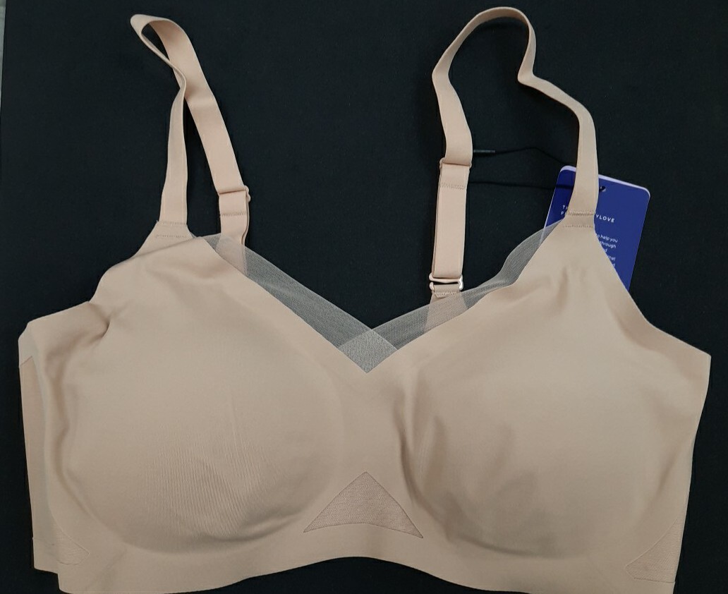 New Honeylove Liftwear Crossover Breathable Bra Sand Size Large eBay