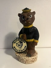 RARE Vintage 1984 P&K Products University of Michigan Wolverines Figurine