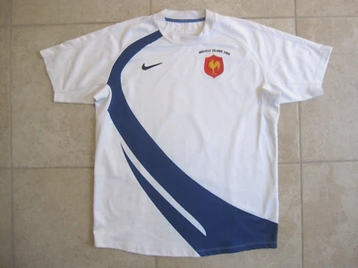 Maillot Equipe de France Nouvelle Zélande Rugby 2009 vintage FFR Homme taille L - Photo 1/4