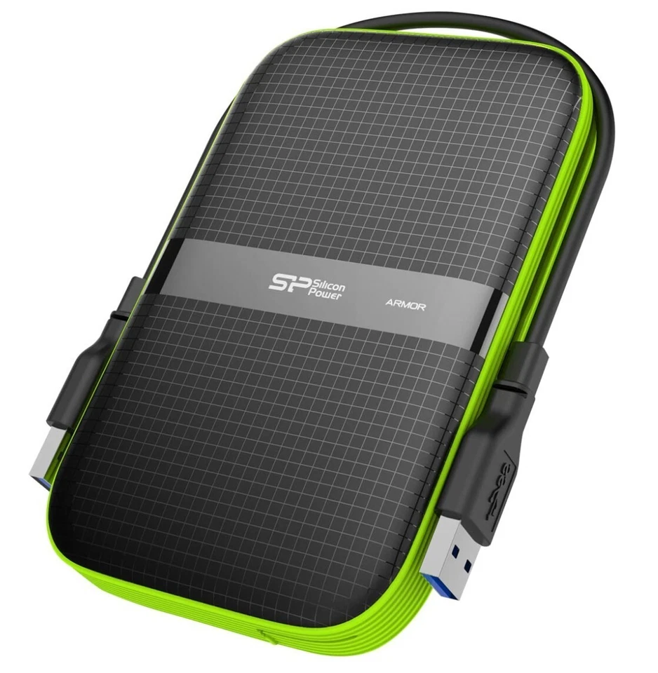 SP Silicon Power 2TB Rugged Portable External Hard Drive Armor A60 Shockproof - Image 2 of 4