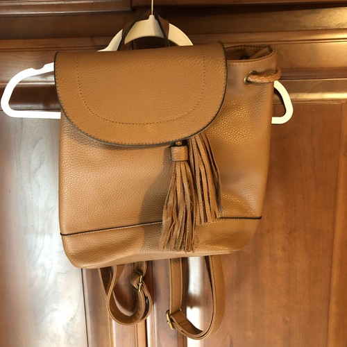 bass leather backpack